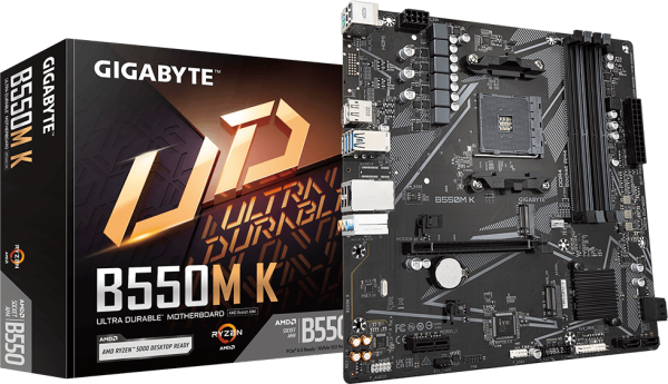 MB S/AM4 B550M K MATX/HDMI/DP/RJ45/USB 3.0 GIGABYTE