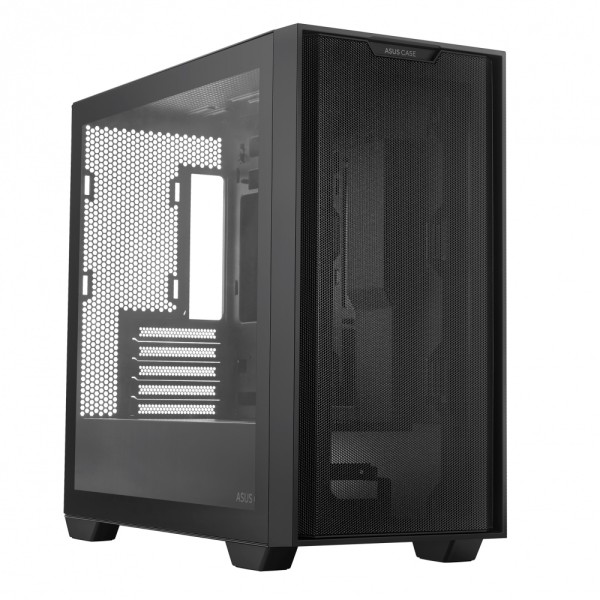 GABINETE TORRE A21 BLK FRONTAL MESH/ LATERAL VIDEO TEMPLADO SIN FUENTE