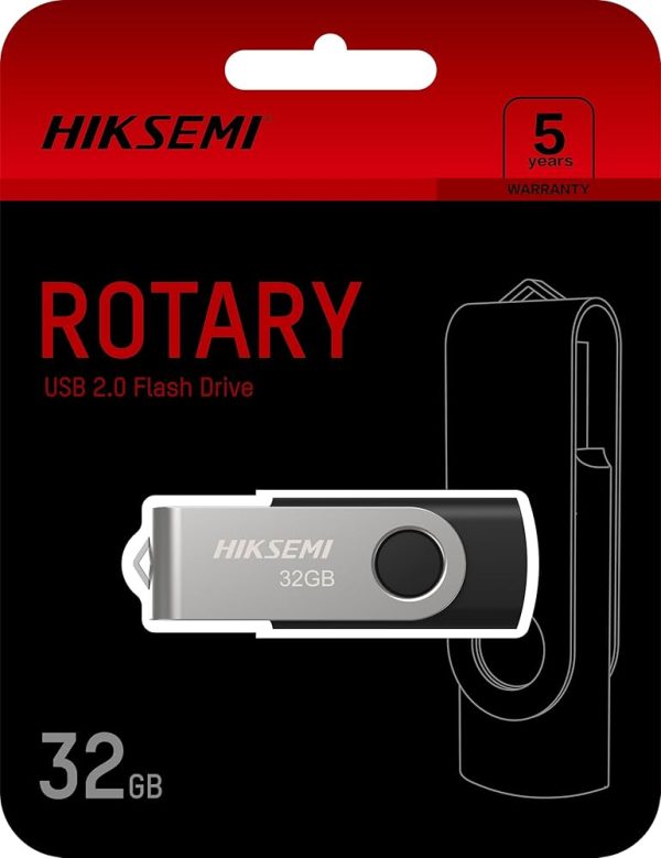 PENDRIVE USB 2.0 ROTARY 32GB HIKSEMI