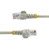 StarTech.com Cable de Red de 0,5m Gris Cat5e Ethernet RJ45 sin Enganches
