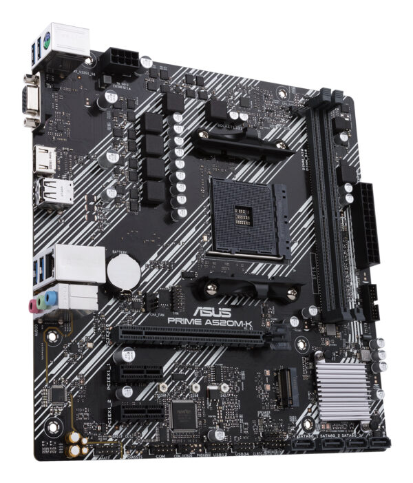 ASUS PRIME A520M-K AMD A520 Zócalo AM4 micro ATX ASUS PRIME A520M-K AMD A520 Zócalo AM4 micro ATX