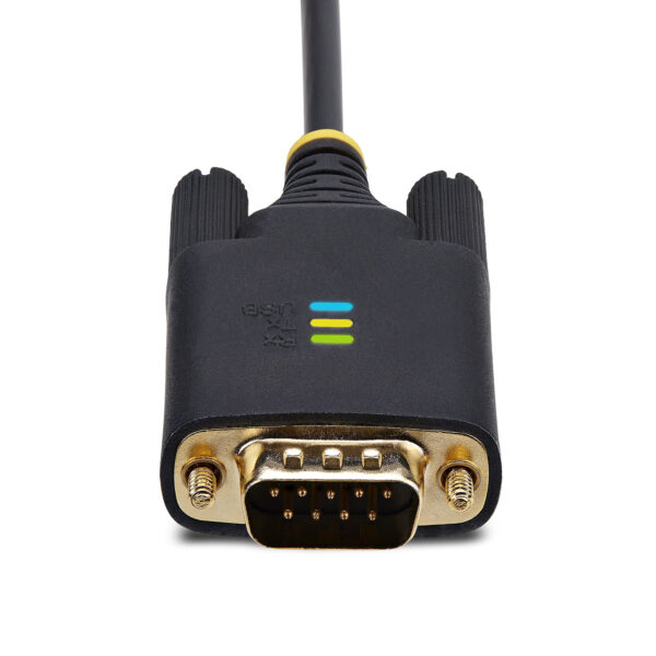 StarTech.com Cable Adaptador USB a Serie de 3m - Retención COM - FTDI - USB a DB9 RS232 Serial - Tornillos Intercambiables - Protección ESD - Windows/macOS/Linux StarTech.com Cable Adaptador USB a Serie de 3m - Retención COM - FTDI - USB a DB9 RS232 Serial - Tornillos Intercambiables - Protección ESD - Windows/macOS/Linux