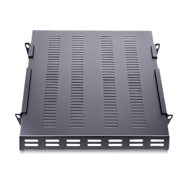 StarTech.com Estante Bandeja 1U Ventilada Ajustable para Montaje en Rack de Servidores - 150kg - de 19,5 a 38in (49,5 a 96,5cm) para Rack de 19" - 27,56" (70cm) de Profundidad