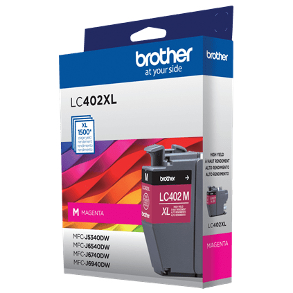 Brother LC402XLMS cartucho de tinta 1 pieza(s) Original Alto rendimiento (XL) Magenta Brother LC402XLMS cartucho de tinta 1 pieza(s) Original Alto rendimiento (XL) Magenta