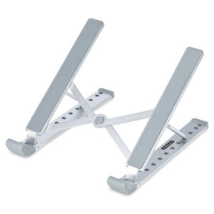 StarTech.com Soporte Elevador Plegable para Ordenador Portátil - Riser Ajustable Portátil Ergonómico para Ordenador Laptop - Estructura Ventilada de Aluminio - Carga 10kg - Atril Portátil StarTech.com Soporte Elevador Plegable para Ordenador Portátil - Riser Ajustable Portátil Ergonómico para Ordenador Laptop - Estructura Ventilada de Aluminio - Carga 10kg - Atril Portátil