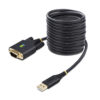 StarTech.com Cable Adaptador USB a Serie de 3m - Retención COM - FTDI - USB a DB9 RS232 Serial - Tornillos Intercambiables - Protección ESD - Windows/macOS/Linux StarTech.com Cable Adaptador USB a Serie de 3m - Retención COM - FTDI - USB a DB9 RS232 Serial - Tornillos Intercambiables - Protección ESD - Windows/macOS/Linux