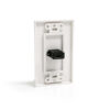 StarTech.com HDMIPLATE placa de pared y cubierta de interruptor Blanco StarTech.com HDMIPLATE placa de pared y cubierta de interruptor Blanco