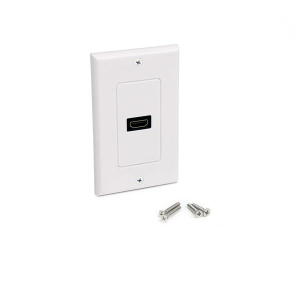 StarTech.com HDMIPLATE placa de pared y cubierta de interruptor Blanco StarTech.com HDMIPLATE placa de pared y cubierta de interruptor Blanco