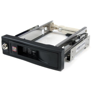 StarTech.com Rack Móvil Aluminio para Disco Duro HDD SATA de 3,5" Pulgadas sin Bandeja Bahía de 5,25" StarTech.com Rack Móvil Aluminio para Disco Duro HDD SATA de 3,5" Pulgadas sin Bandeja Bahía de 5,25"