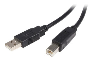StarTech.com Cable USB de 3m para Impresora - 1x USB A Macho - 1x USB B Macho - Adaptador Negro StarTech.com Cable USB de 3m para Impresora - 1x USB A Macho - 1x USB B Macho - Adaptador Negro