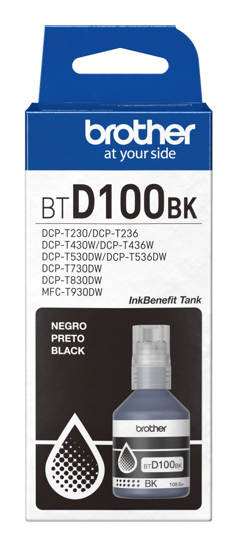 Brother BTD100BK recambio de tinta para impresora Original