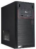 GABINETE Xtech - Desktop - Micro ATX XTQ-100 - All black - pc case 600W ps logo