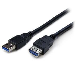 StarTech.com Cable 1,8m Extensión Alargador USB 3.0 SuperSpeed - Macho a Hembra USB A - Extensor - Negro StarTech.com Cable 1,8m Extensión Alargador USB 3.0 SuperSpeed - Macho a Hembra USB A - Extensor - Negro