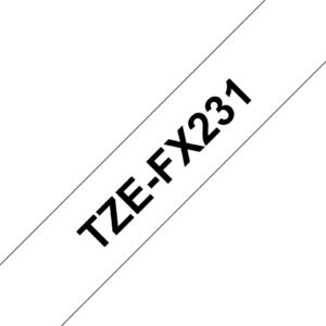 Brother TZE-FX231 cinta para impresora de etiquetas Negro sobre blanco TZ Brother TZE-FX231 cinta para impresora de etiquetas Negro sobre blanco TZ