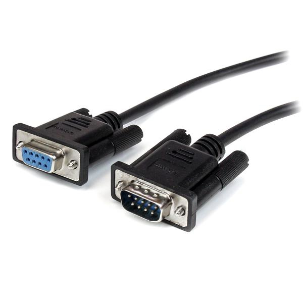 StarTech.com Cable 2m Extensión Directo Straight Through Serie Serial RS232 Vídeo EGA DB9 Macho a Hembra