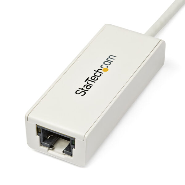 StarTech.com Adaptador Tarjeta de Red Externa NIC USB 3.0 a Ethernet Gigabit de 1 Puerto - 1x RJ45 Hembra - 1x USBA - 10/100/1000 - Adaptador LAN Externo - Blanco