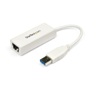 StarTech.com Adaptador Tarjeta de Red Externa NIC USB 3.0 a Ethernet Gigabit de 1 Puerto - 1x RJ45 Hembra - 1x USBA - 10/100/1000 - Adaptador LAN Externo - Blanco StarTech.com Adaptador Tarjeta de Red Externa NIC USB 3.0 a Ethernet Gigabit de 1 Puerto - 1x RJ45 Hembra - 1x USBA - 10/100/1000 - Adaptador LAN Externo - Blanco