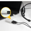 StarTech.com Adaptador de Auriculares con Micrófono Mini-Jack 3,5mm 4 pines a Conectores de Auriculares y de Micrófono - M a 2xH Blanco StarTech.com Adaptador de Auriculares con Micrófono Mini-Jack 3,5mm 4 pines a Conectores de Auriculares y de Micrófono - M a 2xH Blanco