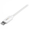 StarTech.com Cable 1m Lightning 8 Pin a USB A 2.0 para Apple iPod iPhone 5 iPad - Blanco StarTech.com Cable 1m Lightning 8 Pin a USB A 2.0 para Apple iPod iPhone 5 iPad - Blanco