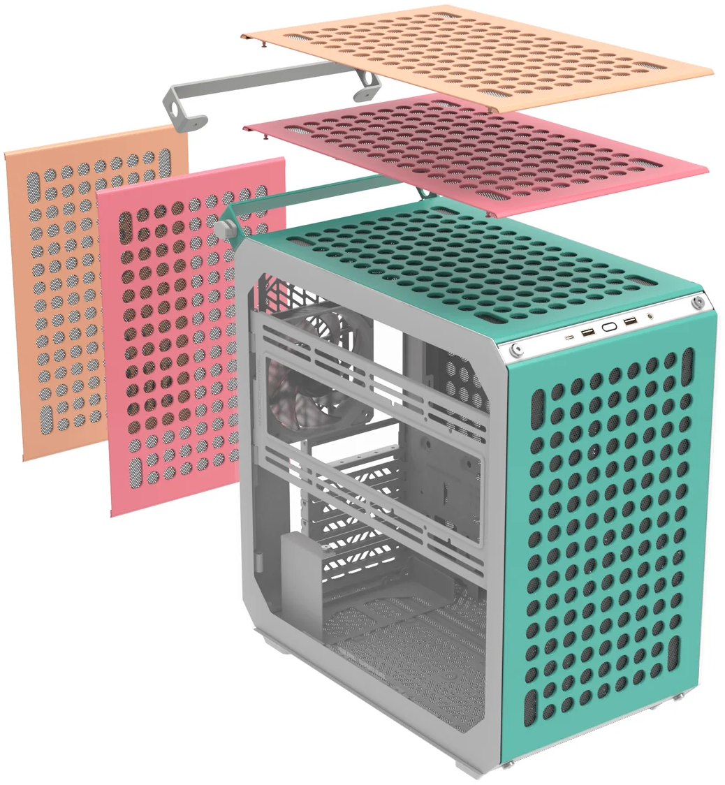 Cooler Master Qube 500 Flatpack Macaron Edition Cooler Master Qube 500 Flatpack Macaron Edition