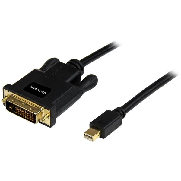 StarTech.com Cable de 91cm Adaptador de Vídeo Mini DisplayPort a DVI-D - Conversor Pasivo - 1920x1200 - Negro StarTech.com Cable de 91cm Adaptador de Vídeo Mini DisplayPort a DVI-D - Conversor Pasivo - 1920x1200 - Negro