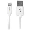 StarTech.com Cable 1m Lightning 8 Pin a USB A 2.0 para Apple iPod iPhone 5 iPad - Blanco StarTech.com Cable 1m Lightning 8 Pin a USB A 2.0 para Apple iPod iPhone 5 iPad - Blanco