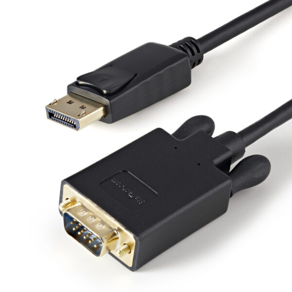 StarTech.com Cable 91cm de Vídeo Adaptador Conversor DisplayPort DP a VGA - Convertidor Activo - 1080p - Negro StarTech.com Cable 91cm de Vídeo Adaptador Conversor DisplayPort DP a VGA - Convertidor Activo - 1080p - Negro