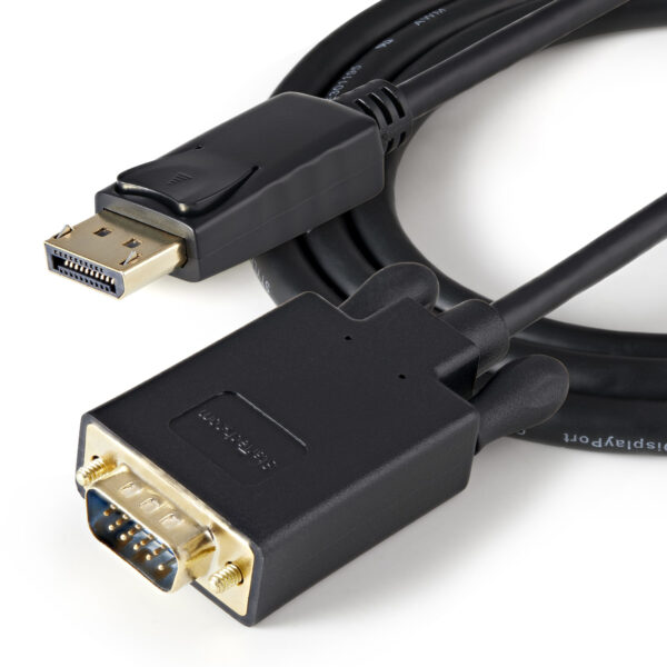 StarTech.com Cable 91cm de Vídeo Adaptador Conversor DisplayPort DP a VGA - Convertidor Activo - 1080p - Negro StarTech.com Cable 91cm de Vídeo Adaptador Conversor DisplayPort DP a VGA - Convertidor Activo - 1080p - Negro