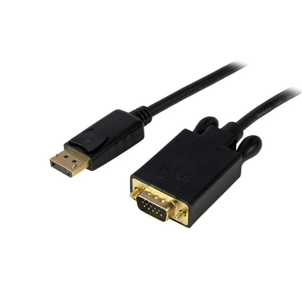 StarTech.com Cable de 1,8m DisplayPort a VGA - Cable Adaptador Activo de DisplayPort a VGA - Vídeo 1080p - Cable de Monitor DP a VGA - Convertidor DP 1.2 a VGA - Conector DP con Pestillo StarTech.com Cable de 1,8m DisplayPort a VGA - Cable Adaptador Activo de DisplayPort a VGA - Vídeo 1080p - Cable de Monitor DP a VGA - Convertidor DP 1.2 a VGA - Conector DP con Pestillo