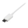StarTech.com Cable Adaptador 50cm USB A Macho a Micro USB B Macho para Teléfono Móvil Smartphone - Blanco StarTech.com Cable Adaptador 50cm USB A Macho a Micro USB B Macho para Teléfono Móvil Smartphone - Blanco