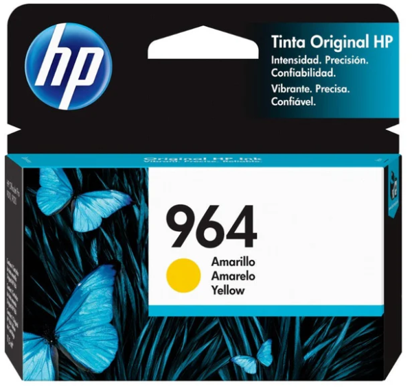 Cartucho Tinta HP 964 Amarillo 700 PãG