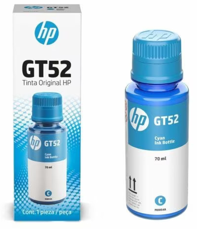 Botella HP GT52 Cian