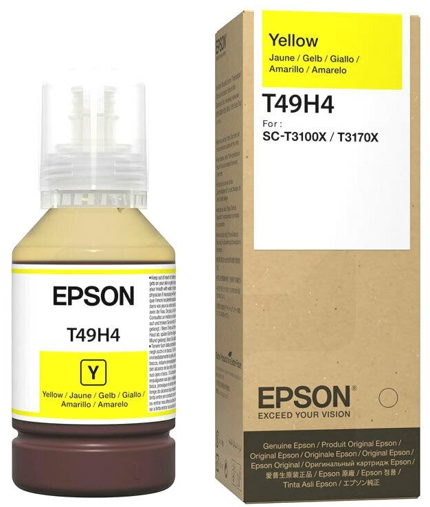 Epson Botella T49H400 Amarillo 110ML T3170X Epson Botella T49H400 Amarillo 110ML T3170X