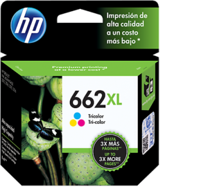 Cartucho Tinta HP 662XL Tricolor Cartucho Tinta HP 662XL Tricolor