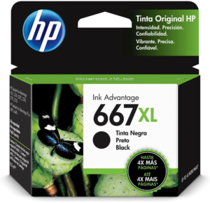Cartucho Tinta HP 667XL Negro