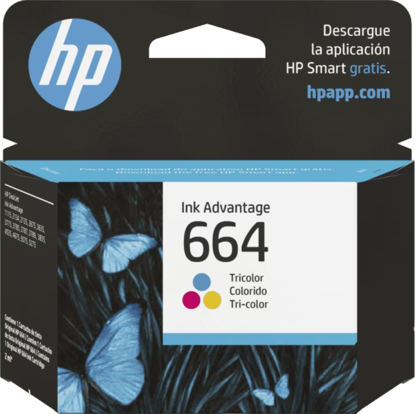 Cartucho Tinta HP 664 Tricolor