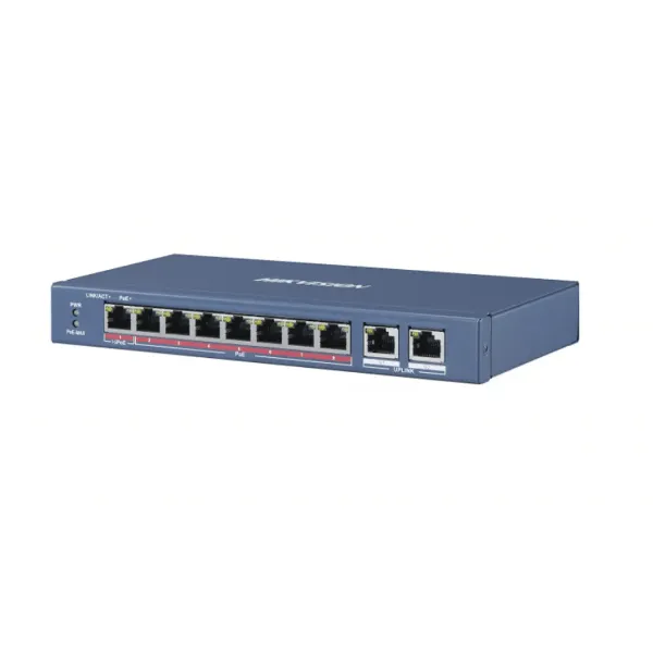1_1771557650000.webp Hikvision Switch 8 Puertos Gigabit PoE DS-3E0310HP-E