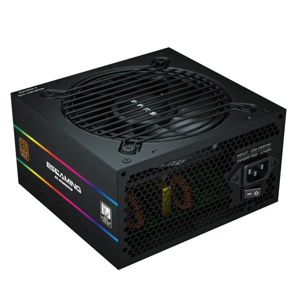 Esgaming Fuente Poder 1000W 80 PLUS Gold Modular ES-1000W Gold