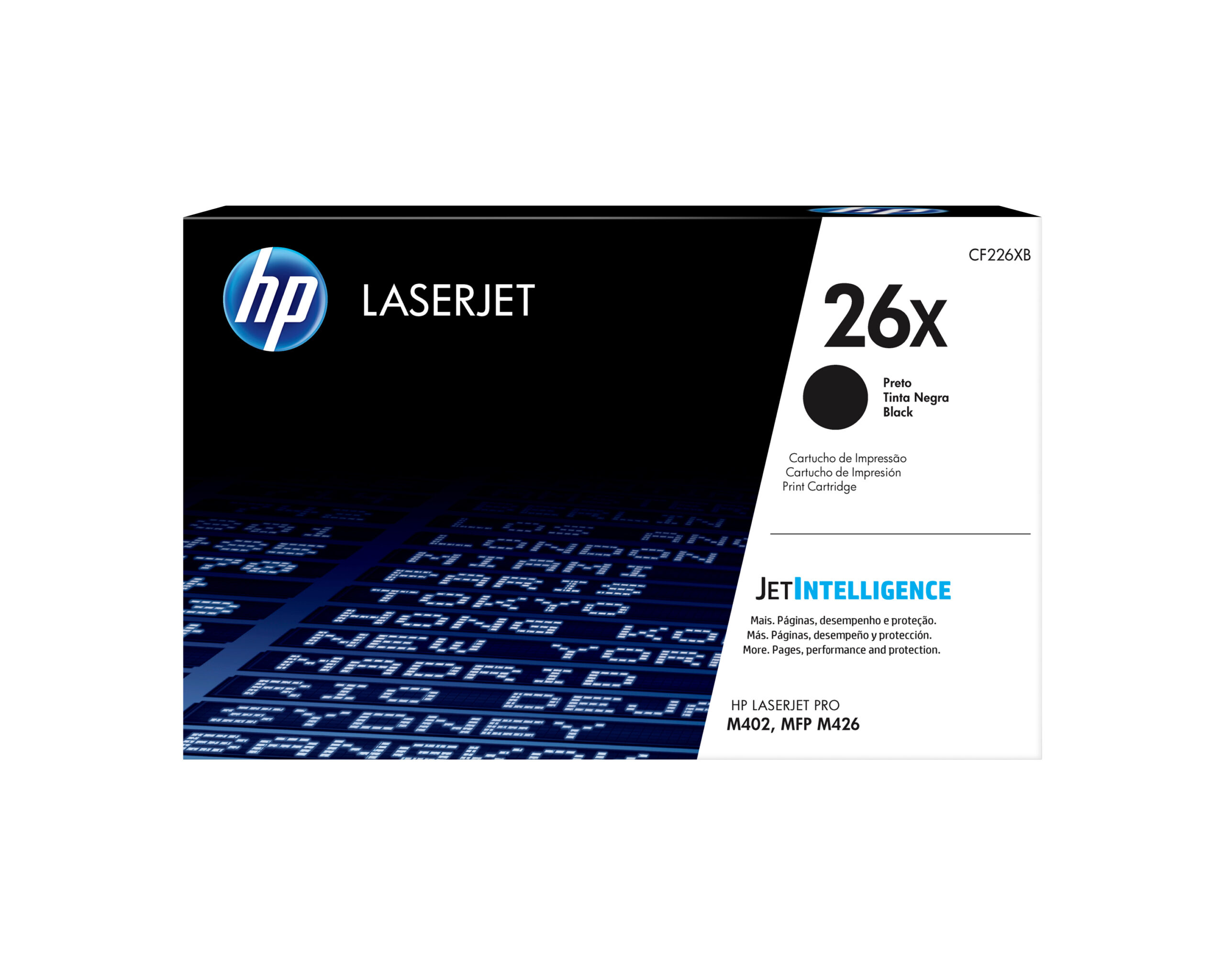 HP Cartucho de tóner original LaserJet 26X de alta capacidad negro