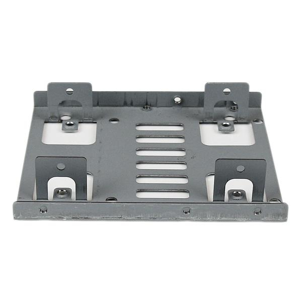 StarTech.com Bracket Adaptador Bandeja de Montaje 2 Unidades de Disco Duro HDD de 2,5" a Bahía de 3,5 Pulgadas StarTech.com Bracket Adaptador Bandeja de Montaje 2 Unidades de Disco Duro HDD de 2,5" a Bahía de 3,5 Pulgadas