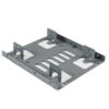 StarTech.com Bracket Adaptador Bandeja de Montaje 2 Unidades de Disco Duro HDD de 2,5" a Bahía de 3,5 Pulgadas StarTech.com Bracket Adaptador Bandeja de Montaje 2 Unidades de Disco Duro HDD de 2,5" a Bahía de 3,5 Pulgadas
