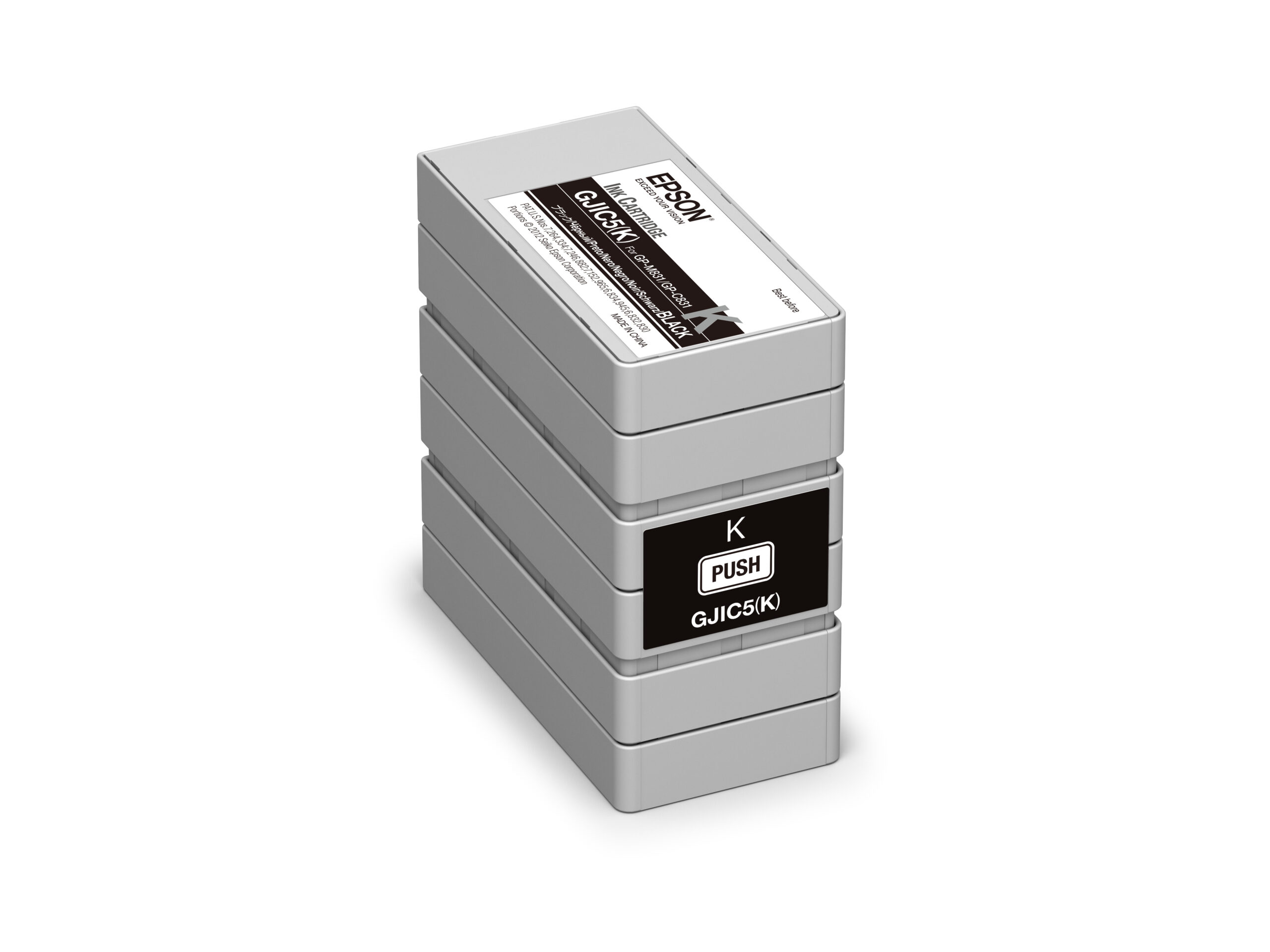 Epson GJIC5(K): Ink cartridge for ColorWorks C831 and GP-M831 (Black) Epson GJIC5(K): Ink cartridge for ColorWorks C831 and GP-M831 (Black)
