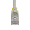 StarTech.com Cable de Red de 0,5m Gris Cat5e Ethernet RJ45 sin Enganches