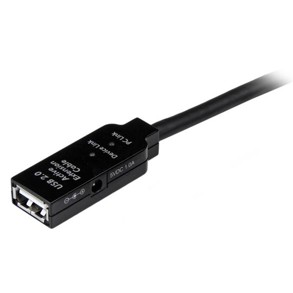 StarTech.com Cable USB 2.0 de Extensión Alargador Activo de 5 metros - Macho a Hembra StarTech.com Cable USB 2.0 de Extensión Alargador Activo de 5 metros - Macho a Hembra
