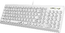 TECLADO PC USB SLIMSTAR Q200/ BLANCO GENIUS