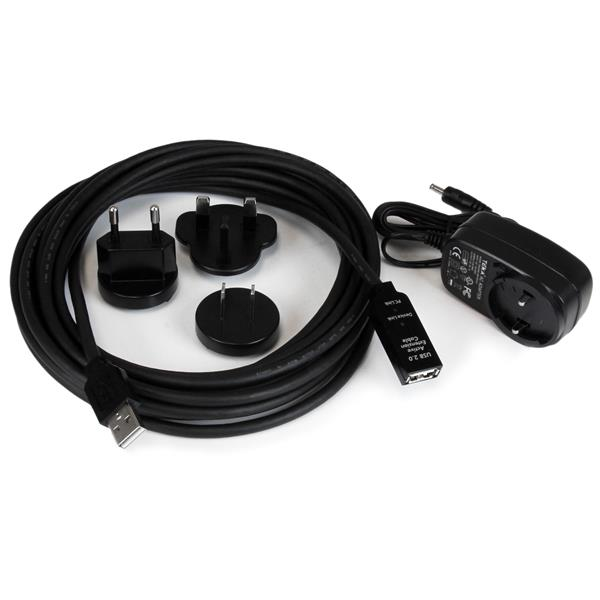 StarTech.com Cable USB 2.0 de Extensión Alargador Activo de 5 metros - Macho a Hembra StarTech.com Cable USB 2.0 de Extensión Alargador Activo de 5 metros - Macho a Hembra