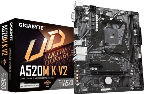 MB S/AM4 A520M K V2 MATX/VGA/HDMI/USB/RJ45 GIGABYTE