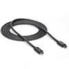 StarTech.com Cable Thunderbolt 3 Pasivo de 2m - 20Gbps - PD 100W - Vídeo 4K - Cable Thunderbolt - Certificado Thunderbolt - Compatible con USB4 / Modo Alt DP - Thunderbolt 4 - USB 3.2 - USB-C