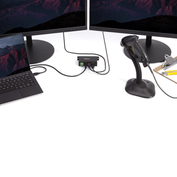 StarTech.com Hub Industrial de 4 Puertos USB 2.0 con Protección Antiestática ESD StarTech.com Hub Industrial de 4 Puertos USB 2.0 con Protección Antiestática ESD