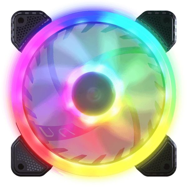 KIT VENTILADORES VORTEX VX 120MM/ 4P/ RGB/ FAN COUGAR